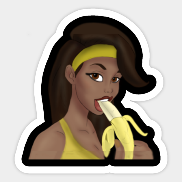 Banana Girl Sexy Girls Sticker Teepublic